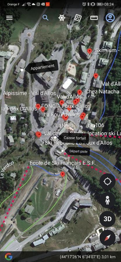 La Foux D'Allos - Studio 4 Couchages, Tres Proche Centre Station Exterior foto